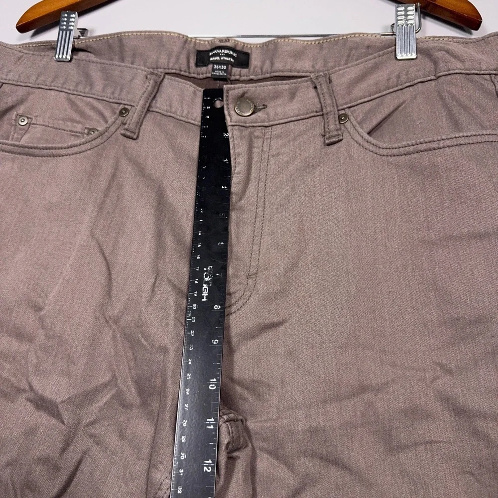 Banana Republic Travel Athletic Pants Mens Size 36x30 Cotton Brown Gorpcore